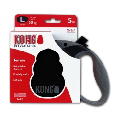 Euro Joe KONG Retractable Leash Terrain Grey -Supplements Shop 89879