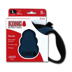 Euro Joe KONG Retractable Leash Terrain Blue -Supplements Shop 89880