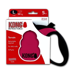 Euro Joe KONG Retractable Leash Terrain Pink -Supplements Shop 89881