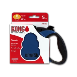 Euro Joe KONG Retractable Leash Terrain Blue