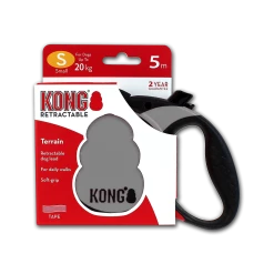 Euro Joe KONG Retractable Leash Terrain Grey