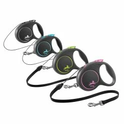 Euro Joe Flexi BLACK DESIGN, Cord Leash