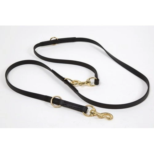 John Humphris Double Training Lead - BioThane - 2.0m X 25mm 3 John Humphris Double Training Lead - BioThane - 2.0m X 25mm