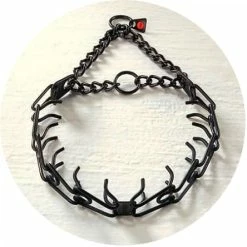 Pinch Collars 4mm Black Stainless Herm Sprenger Pinch Prong Collar